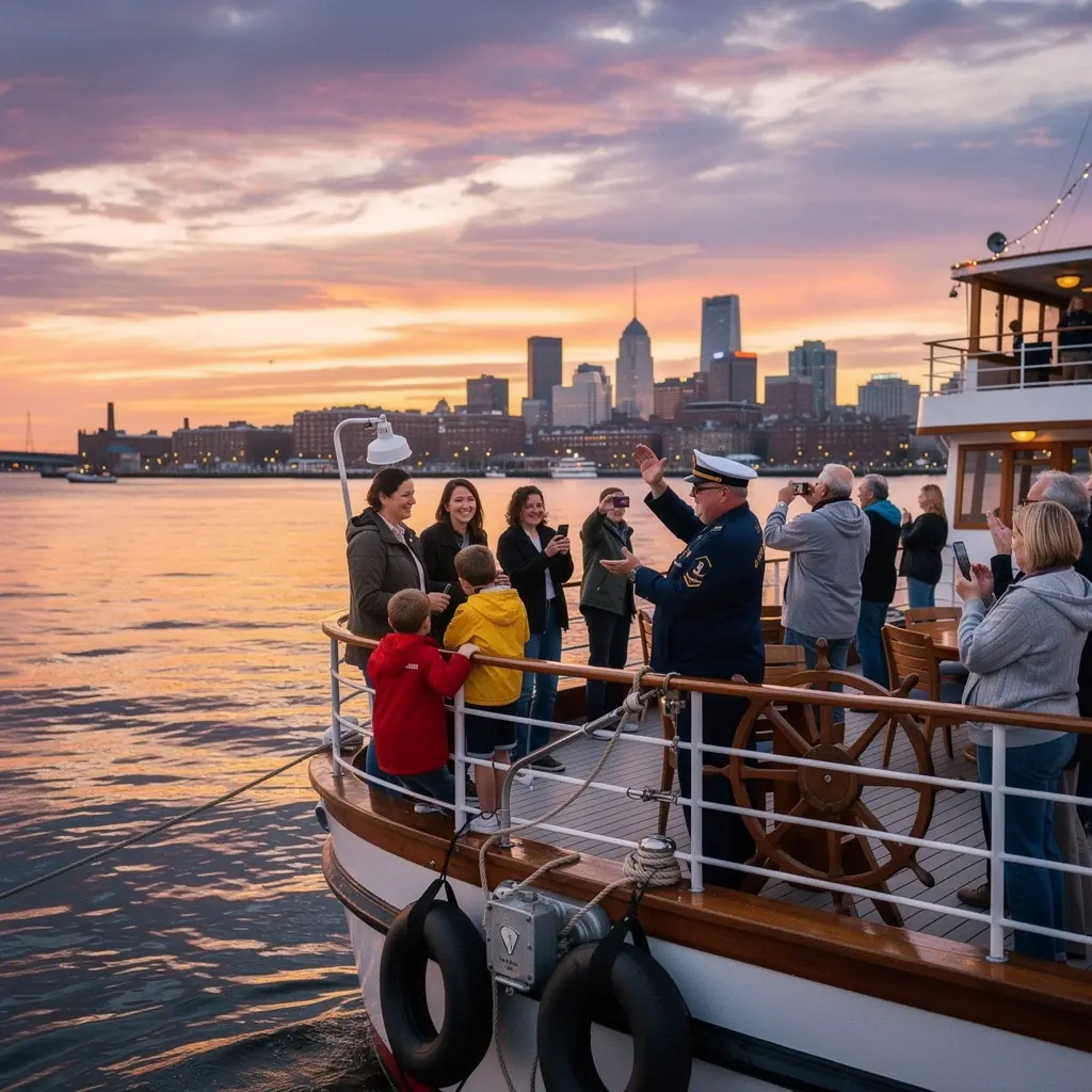 Студенты, изучающие кампус университета на фоне исторических зданий.