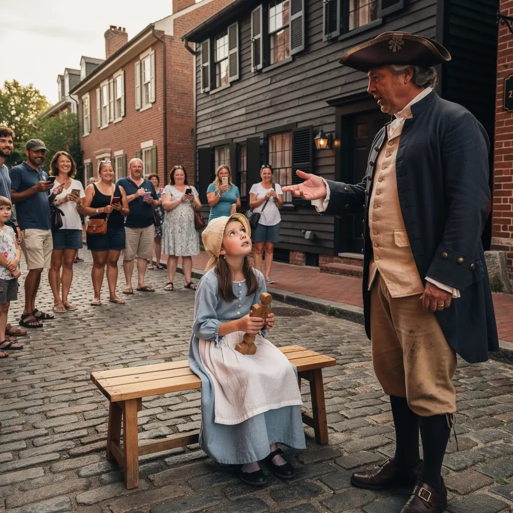 Карта Свободной тропы с отмеченными историческими сайтами и достопримечательностями Бостона.